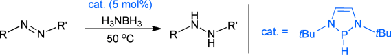 A Concerted Transfer Hydrogenolysis: 1,3,2-Diazaphospholene-Catalyzed Hydrogenation of N=N Bond with Ammonia–Borane